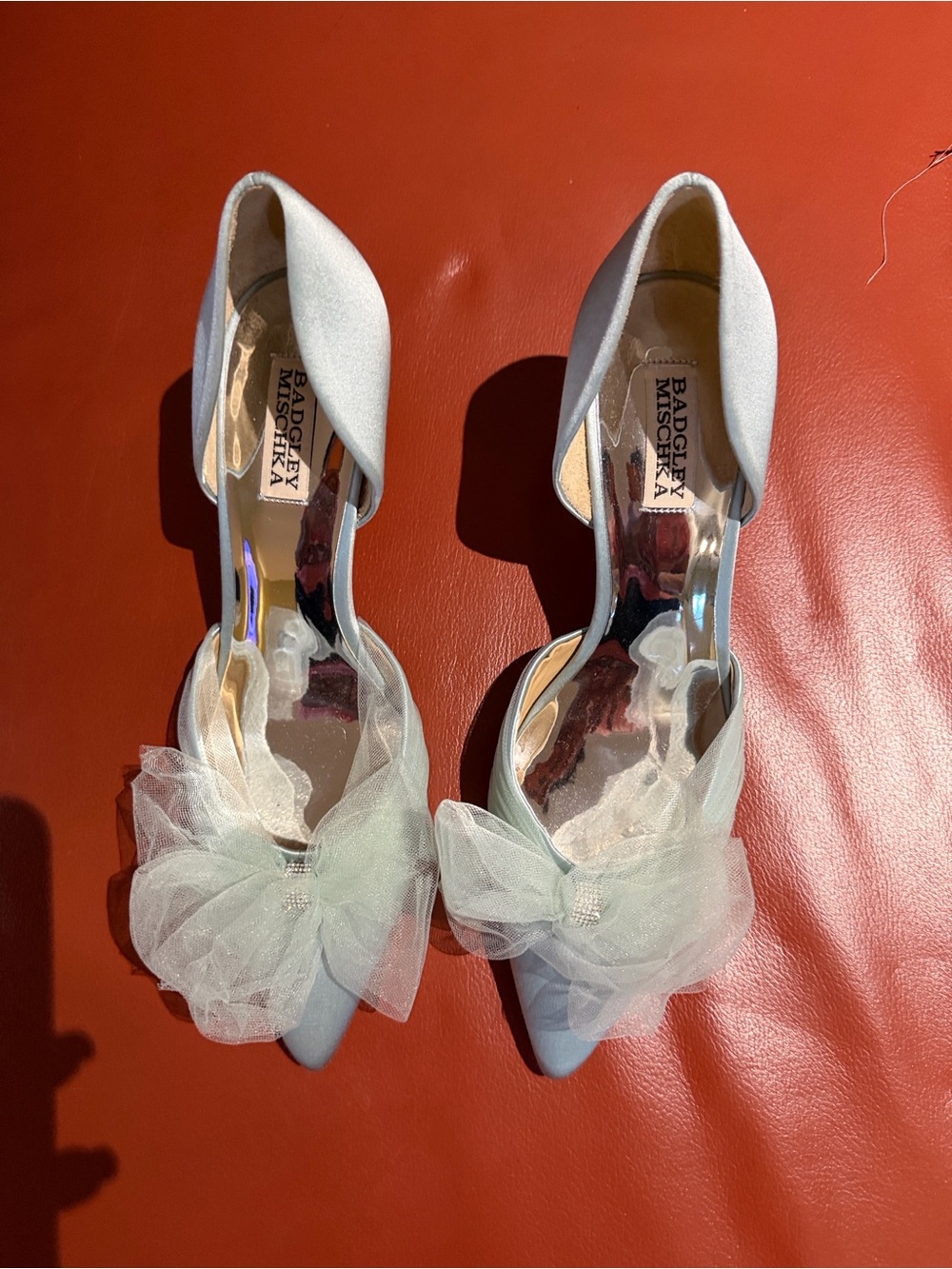 Badgley Mischka Light Blue Heel- NEW